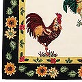 Hand-hooked Bright Cotton Rug (8' x 10')