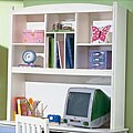 Blanca White & Blue Desk Hutch