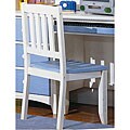 Blanca White and Blue Chair