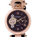Stuhrling Original Emperor Men's Open Heart Dual Time Watch