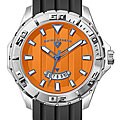 Swiss Legend Men's Orange Dial Quartz Watch