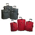 Travelers Choice Three Piece Tuscany Luggage Set