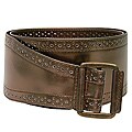 Calvin Klein Bronze Women's Wide Fashion Belt