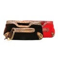 XOXO Velvet West Broadway Clutch Handbag