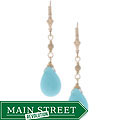 14k Goldfill Amazonite Briolette Earrings