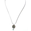 Roman Glass and Amazonite Necklace (Israel)