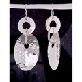 Handcrafted Sterling Silver Hammered Earrings (Mexico)