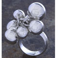 Handcrafted Sterling Silver Bubbles Ring (Mexico)