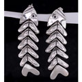 Handcrafted Sterling Silver Fish Earrings (Mexico)