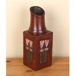 Handcrafted Akuaba Flower Vase (Ghana)