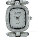 Helbros by JJ Women's White Dial Diamond Watch