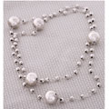 Sterling Silver Long Beaded Necklace (Mexico)
