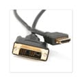 Black 15 ft HDMI-DVI Cable (Set of 5)