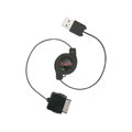 Insten Retractable USB [2-in-1] Cable for Zune