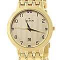 Croton Men's Champagne Dial Goldtone Dress Watch