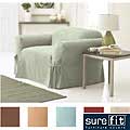 Sure Fit Smooth Suede Washable Chair Slipcover