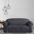 Smooth Suede Washable Loveseat Slipcover