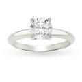 18k Gold 1-1/2ct TDW GIA Certified Diamond Solitaire Ring (I, VS2)