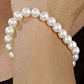 14k Gold Cultured Freshwater Pearl Bracelet (7.5-8mm)