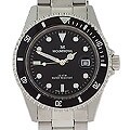 Mount Royal Men's Black Dial Steel Watch