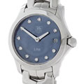 Tag Heuer Link Women's Blue Dial Diamond Watch