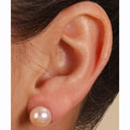 Pink Cultured Freshwater Pearl Earrings