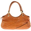 Via Spiga Tan East/West Shoulder Bag