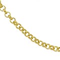 18k Gold over Sterling Silver Rolo Necklace
