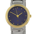 Lucien Piccard Women's Two-tone Blue Dial Watch