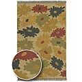 Flat-woven Bloom Wool Runner (2'6 x 8')