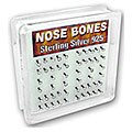Black PVD Plated Sterling Silver Nose Bone (Case of 52)