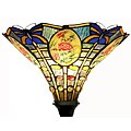 Tiffany-style Rose Torchiere