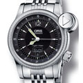 Oris Flight Timer Men's Black Dial Steel Watch