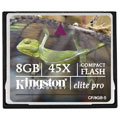 Kingston 8GB Compact Flash Elite Pro Memory Card