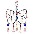 Indian Handcrafted Iron Butterfly Chime (Pack of 4)