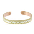 Sabona Gold/ Silver Barb Duet Magnetic Bracelet
