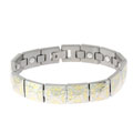 Sabona Beveled Concho Duet Magnetic Bracelet