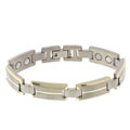 Sabona Titanium Dress Duet Magnet Bracelet