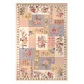 Hand-tufted Quilt Beige Wool Runner (2'6 x 8')