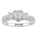 14k White Gold 1ct TDW Diamond Ring