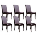 Hampton Leather Dining Chairs (Set of 6)