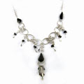 Tree Agate Necklace and Earring Set (Peru)