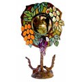 Tiffany-style Fruit Tree Mirror Accent Lamp