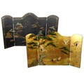 Handmade Lacquer Fireplace Screen (China)
