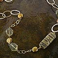 14k Gold-fill Lemon Quartz Necklace (USA)