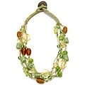 Handmade Pretty Green Necklace (India)