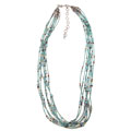 Handmade Turquoise River Necklace (India)