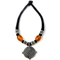 Handmade Silver Talisman Pendant (India)