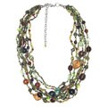 Handmade Green Island Necklace (India)