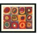 Kandinsky Farbstudie Quadrate Framed Art Print